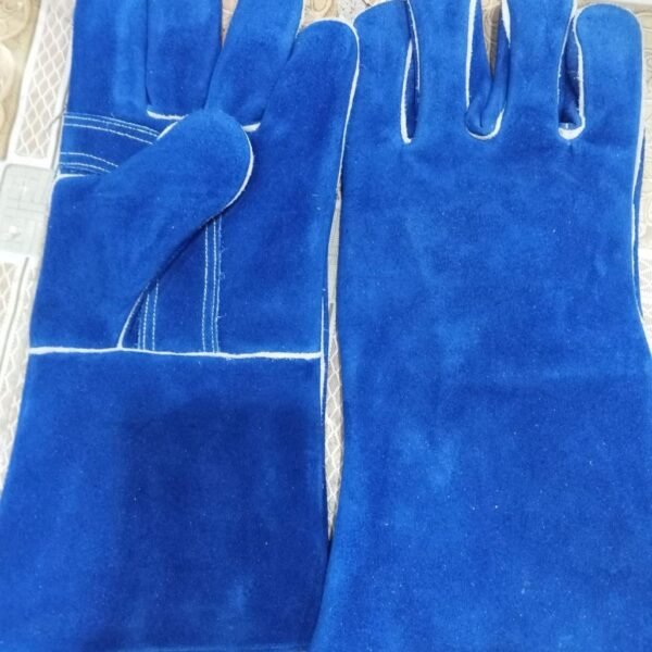 Premium-Quality Blue Welding Gloves